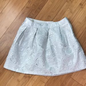 White & Silver Holiday Skirt